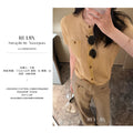 Crew Neck Knit Cardigan | Button‑Down Old‑Money Versatile Top | RUIJIN by RQFashion