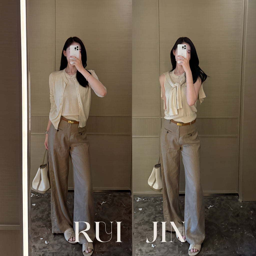 Knit Two‑Piece Set, Summer Women Layering Outfit